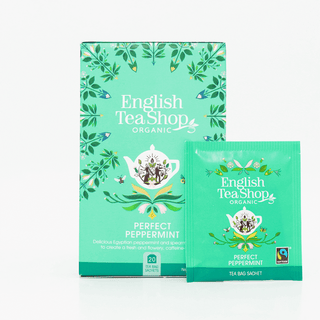 English Tea Perfect Peppermint Organic FairTrade Sachets