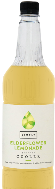 Simply Elderflower Lemonade Cooler Syrup Bottle