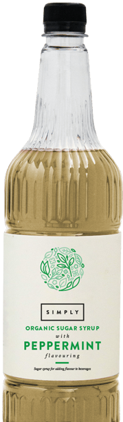 Simply Organic Peppermint Syrup Bottle