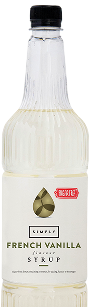 Simply Sugarfree French Vanilla Syrup RPET Bottle
