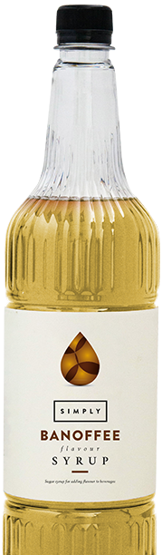 Simply Banoffee Syrup RPET Bottle