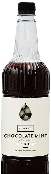 Simply Mint Chocolate Syrup RPET Bottle