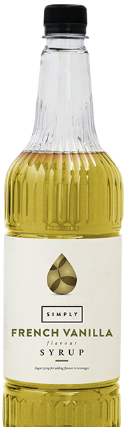 Simply French Vanilla Syrup Bottle