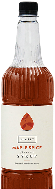 Simply Maple Spice Syrup Bottle