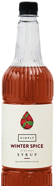 Simply Winter Spice Syrup Bottle