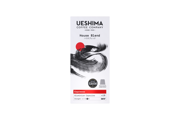 Ueshima House Blend Espresso Nespresso® Compatible Capsules - 120 per box