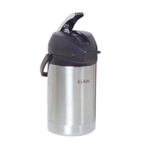 Bunn 2.5ltr Manual Airpot Flask Stainless Steel - 32125.0000