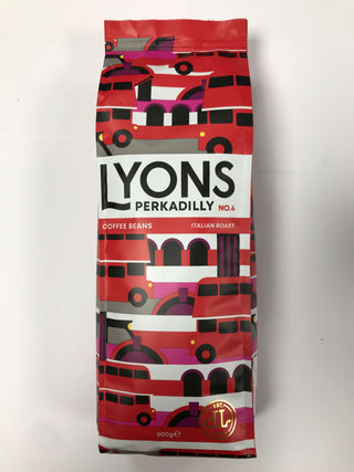 Lyons Perkadilly (Italian Espresso) Beans 10 x 500g