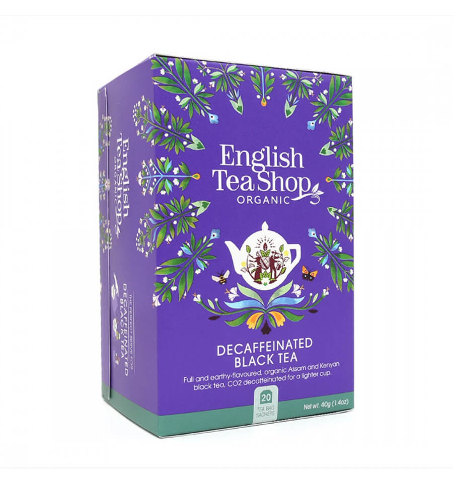 English Tea Decaffeinated Black Tea Organic Sachets