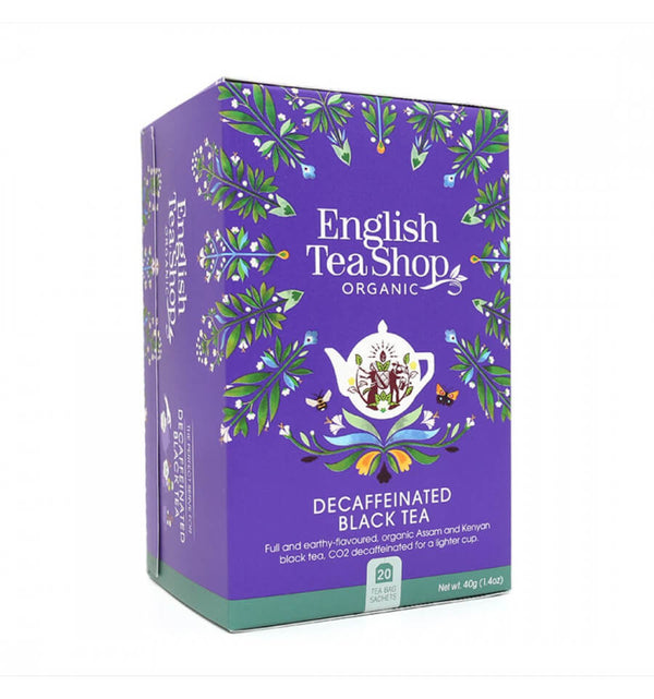English Tea Decaffeinated Black Tea Organic Sachets