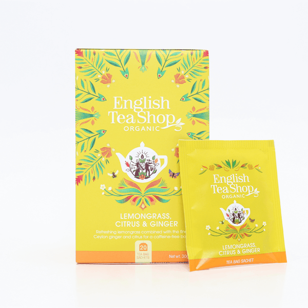 English Tea Lemongrass Citrus & Ginger Organic Sachets