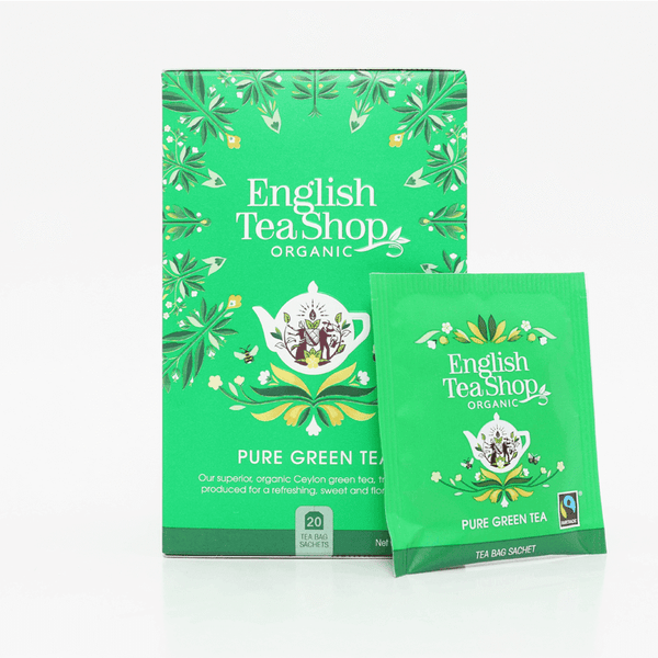 English Tea Pure Green Organic FairTrade Sachets
