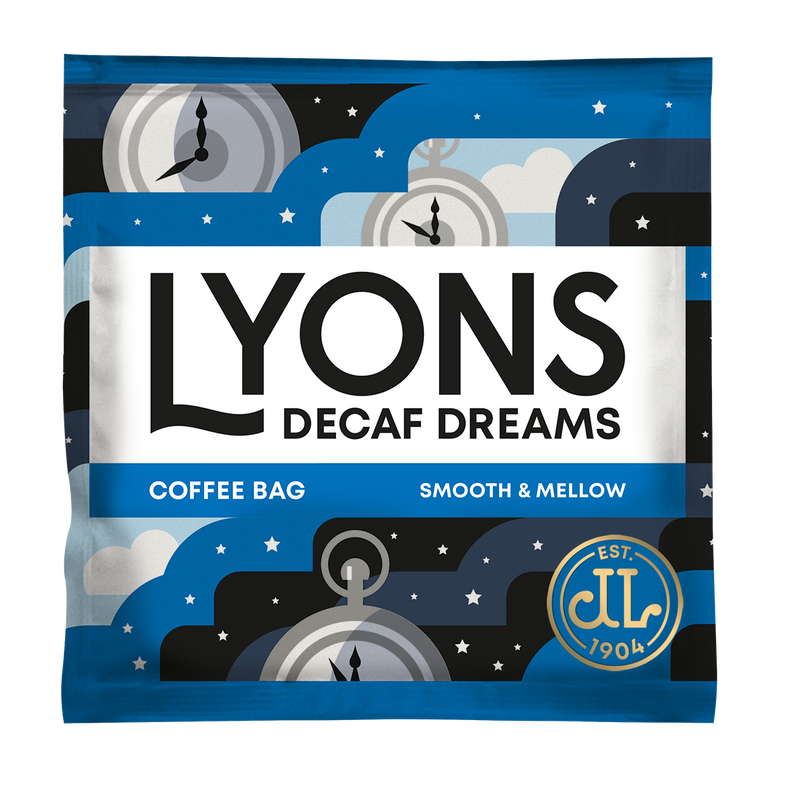Lyons Decaf Dreams Coffee Bags 150 x 7g