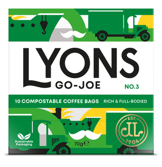 Lyons Go Joe Coffee Bags Bulk 150 x 7g