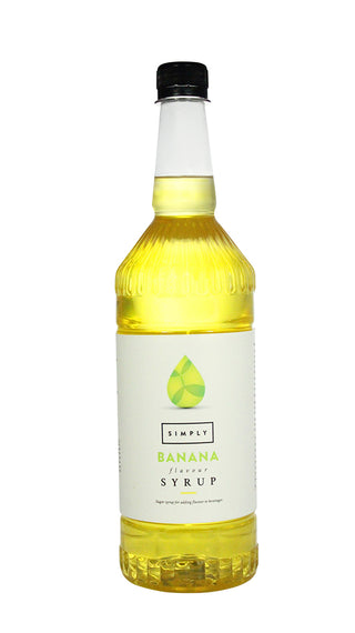 Simply Banana Syrup Bottle