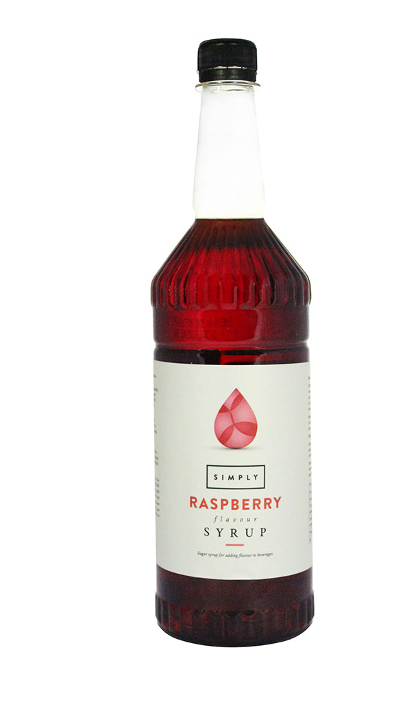 Simply Raspberry Syrup Bottle UCC Coffee Direct