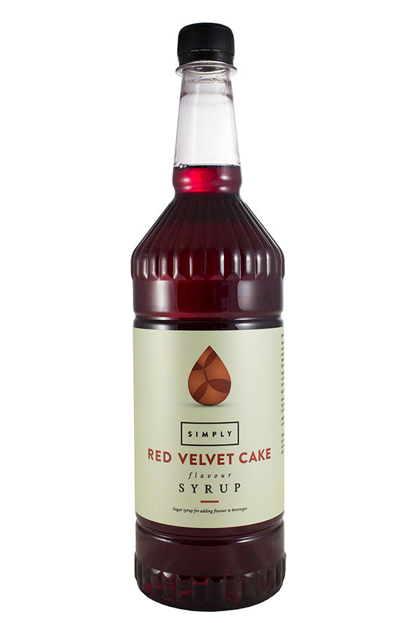 Simply Red Velvet Cake Syrup Bottle