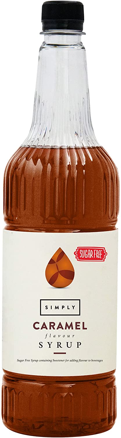 Simply Caramel Syrup RPET Bottle