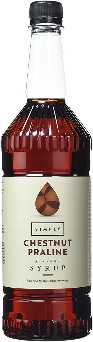 Simply Chestnut Praline Syrup Bottle