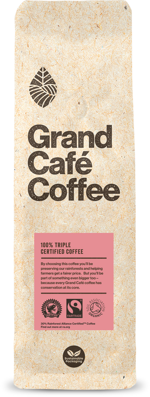 Grand Café 100% Tcert Roast & Ground 40 x 210g